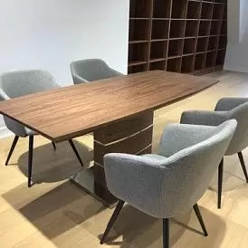 Стол раскладной Arioso Glass (120), белый/дуб